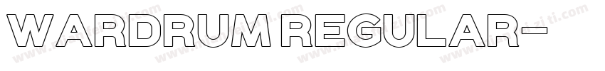 Wardrum Regular字体转换